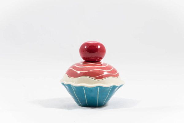 Boîte cupcake Bleue