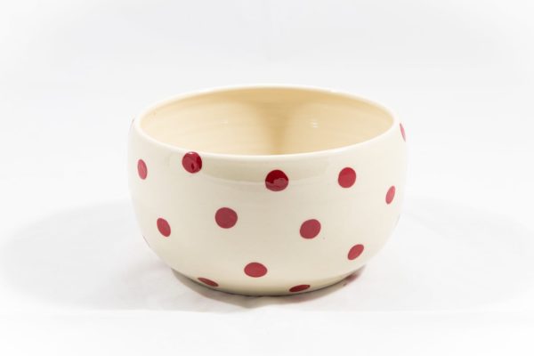 Bol Blanc à Pois rouges