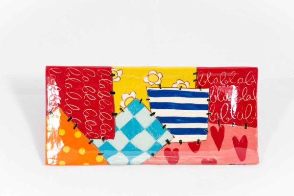 Plat à cake Patchwork
