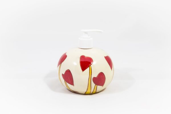 Pousse-mousse rond Coeurs